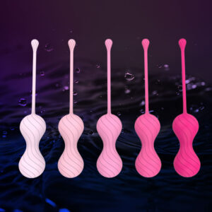 Moistor S243 Kegel balls Main materials: stainless steel, ABS IPX9 Light pink to Deep